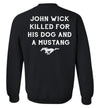John Wick Killed For Mustang T-shirt v.2