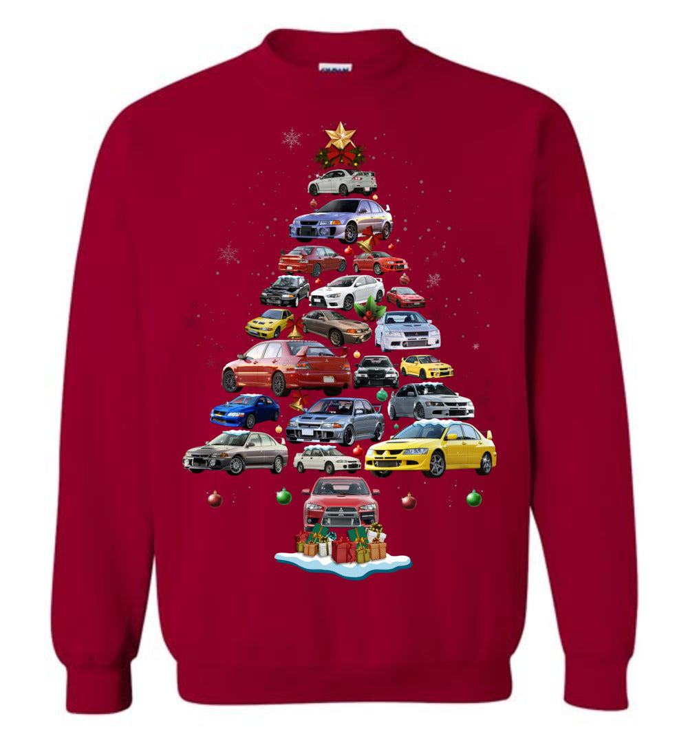 Lancer EVO Christmas Hoodie