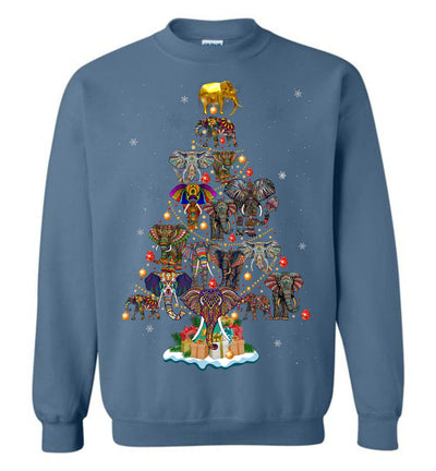 Elephant Christmas Sweatshirt