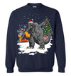 Godzilla Dabbing For Christmas Sweatshirt 1