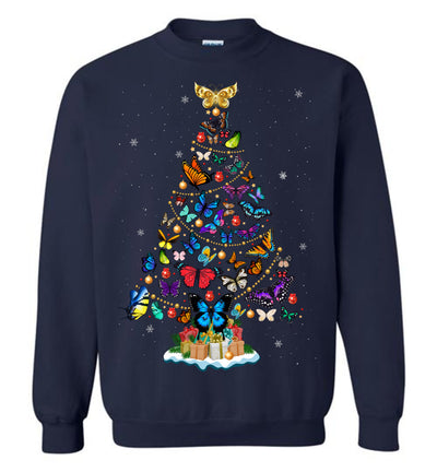 Butterfly Christmas Sweatshirt