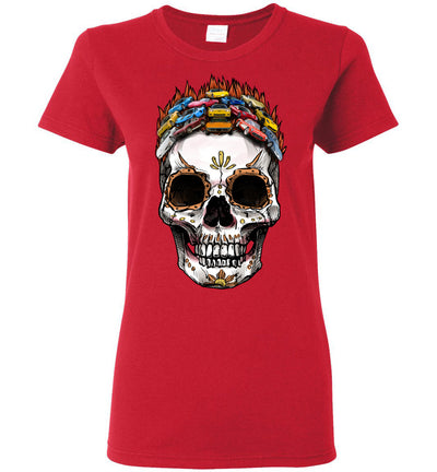 CV Collection Stylized Skull Halloween Art T-shirt V2