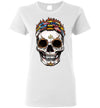 CV Collection Stylized Skull Halloween Art T-shirt V2