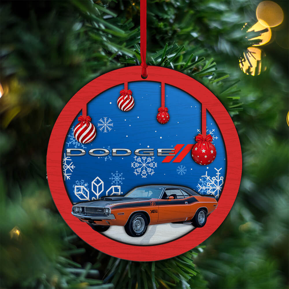 Challenger 2-Layer Wood Art Ornament
