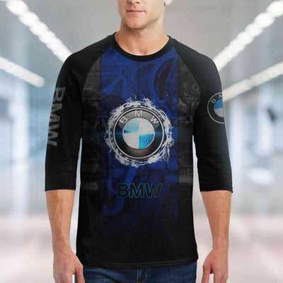 B.M.W Unisex 3/4-Sleeve Raglan T-Shirt