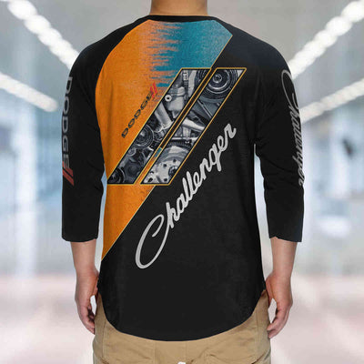 Challenger Unisex 3/4-Sleeve Raglan T-Shirt