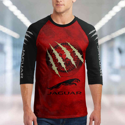 Jaguar Unisex 3/4-Sleeve Raglan T-Shirt