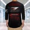 Z-car Unisex 3/4-Sleeve Raglan T-Shirt