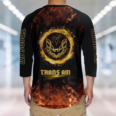 Trans Am Unisex 3/4-Sleeve Raglan T-Shirt