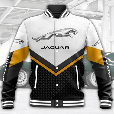 Jaguar All Over Print Baseball Jacket