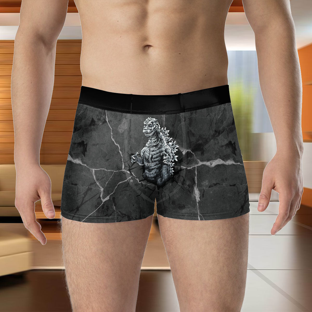 Godzilla Men Boxer Briefs TrendySweety