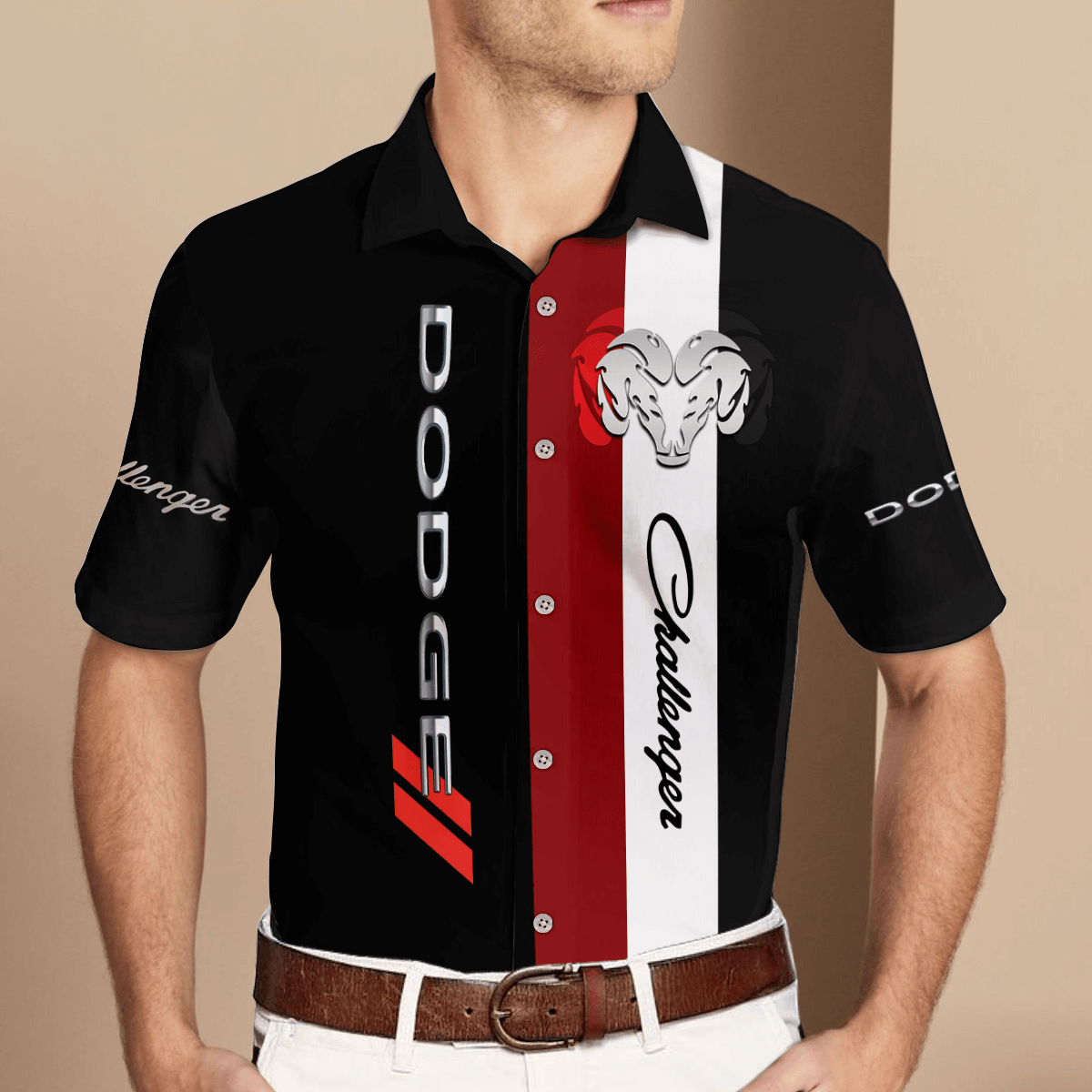 Challenger Casual Short Sleeve Button Shirt