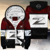 Z-Car All Over Print Fleece Zipper Hoodie