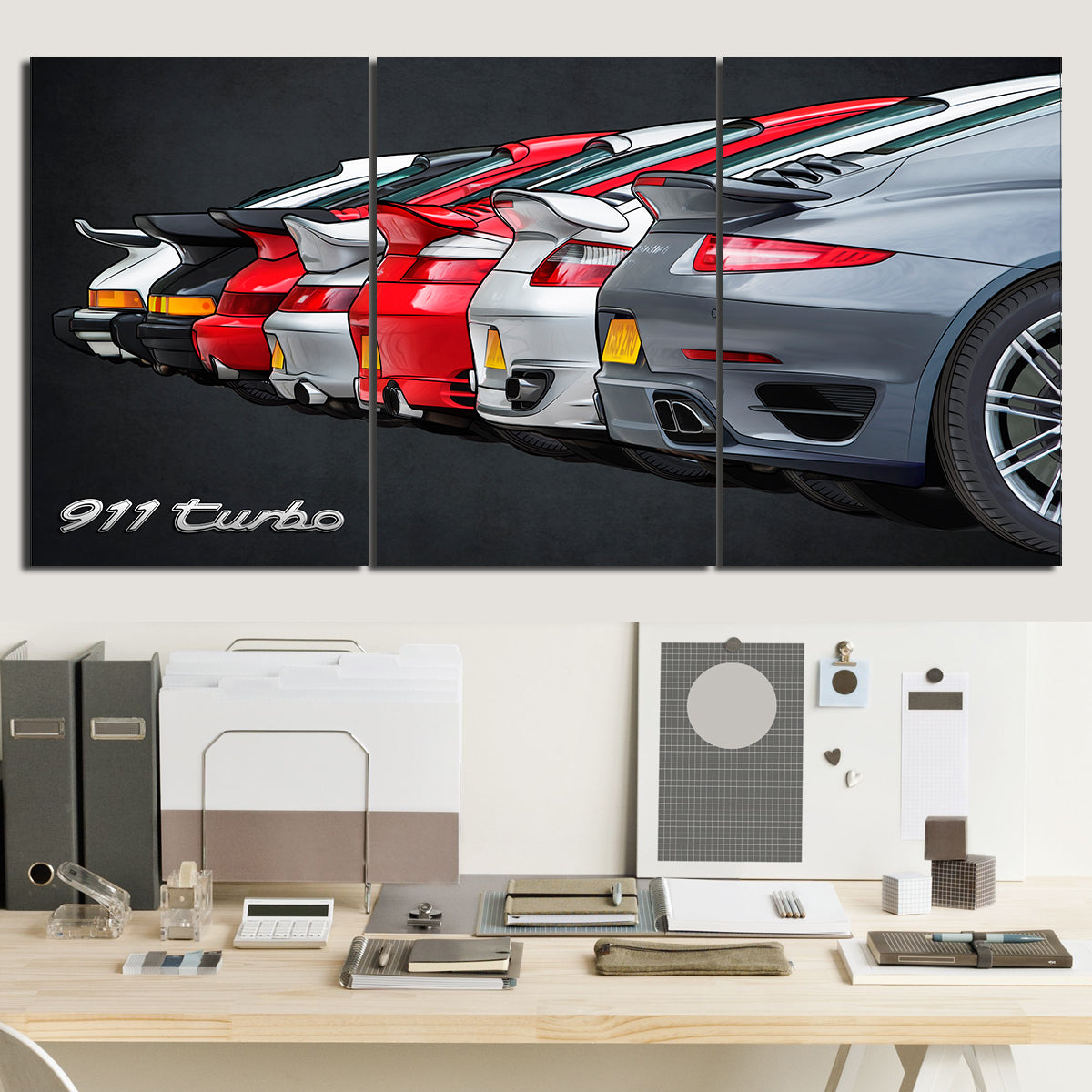 911 Turbo Evolution Canvas Wall Art