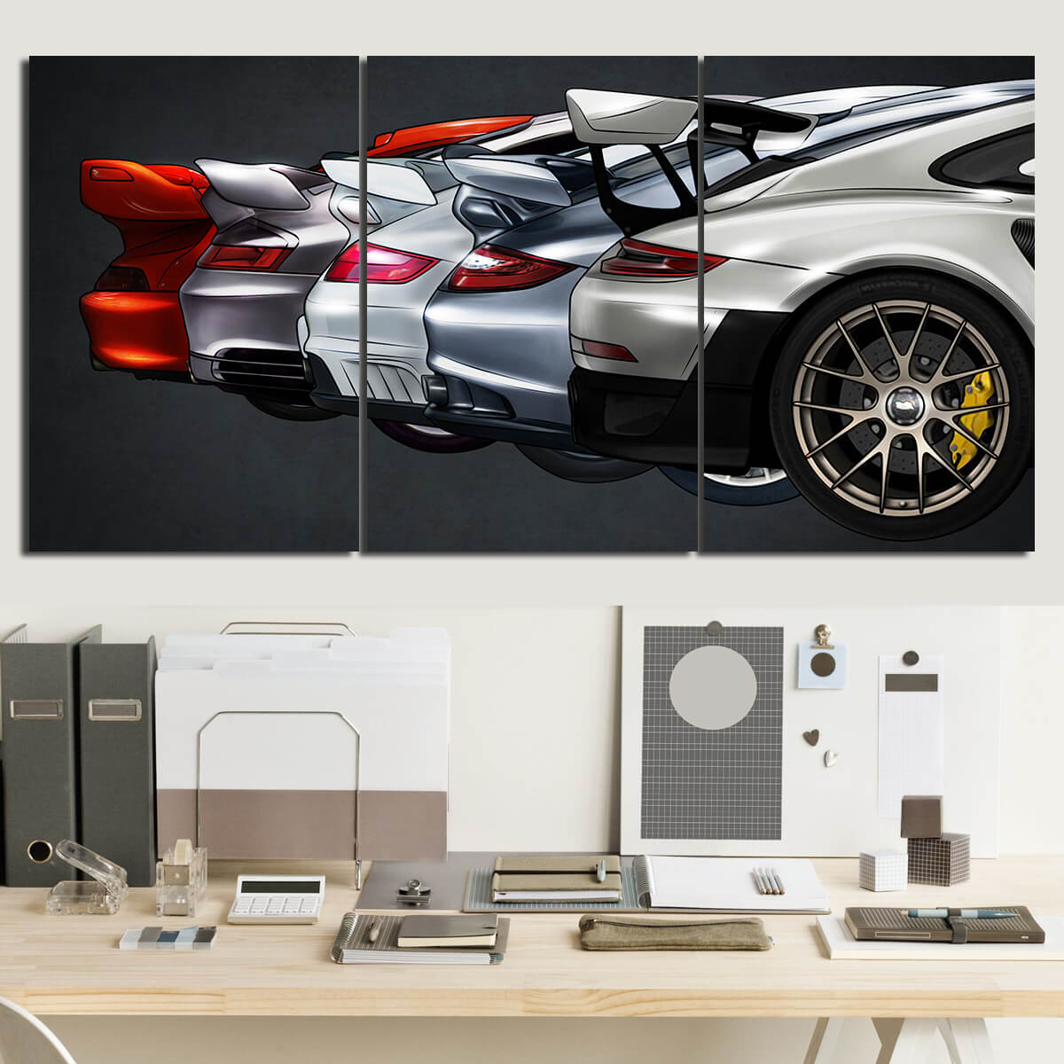 911 GT2 Evolution Canvas Wall Art (new version)