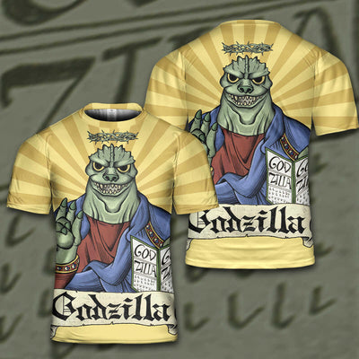 Godzilla All Over Print T-shirt/Hoodie - The "God"