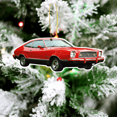 Mustang Christmas Tree Decoration Hanging Ornament Set New Version
