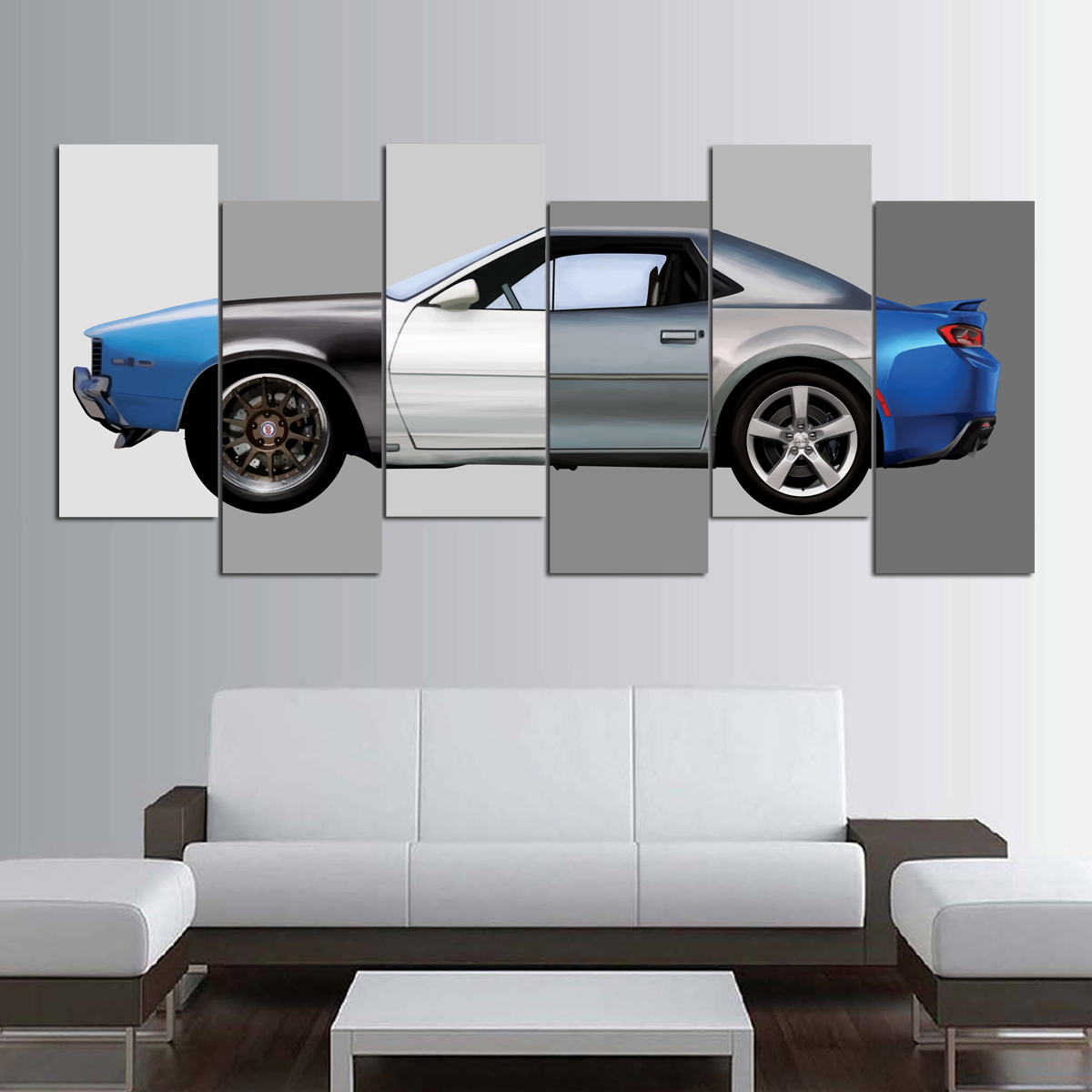 Camaro Timeline Museum Canvas Wall Art