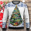 911 Mountain Christmas Tree Wool Ugly Sweater