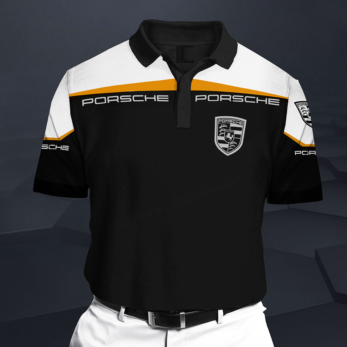 911-RCV1 Racing Series Short Sleeve Polo T-Shirt