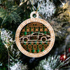 911 Collection 3-Layer Handmade Wood Art Ornament