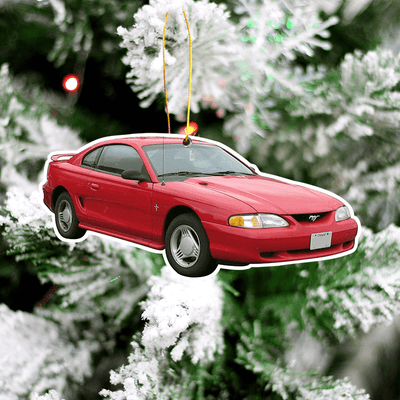 Mustang Christmas Tree Decoration Hanging Ornament Set New Version