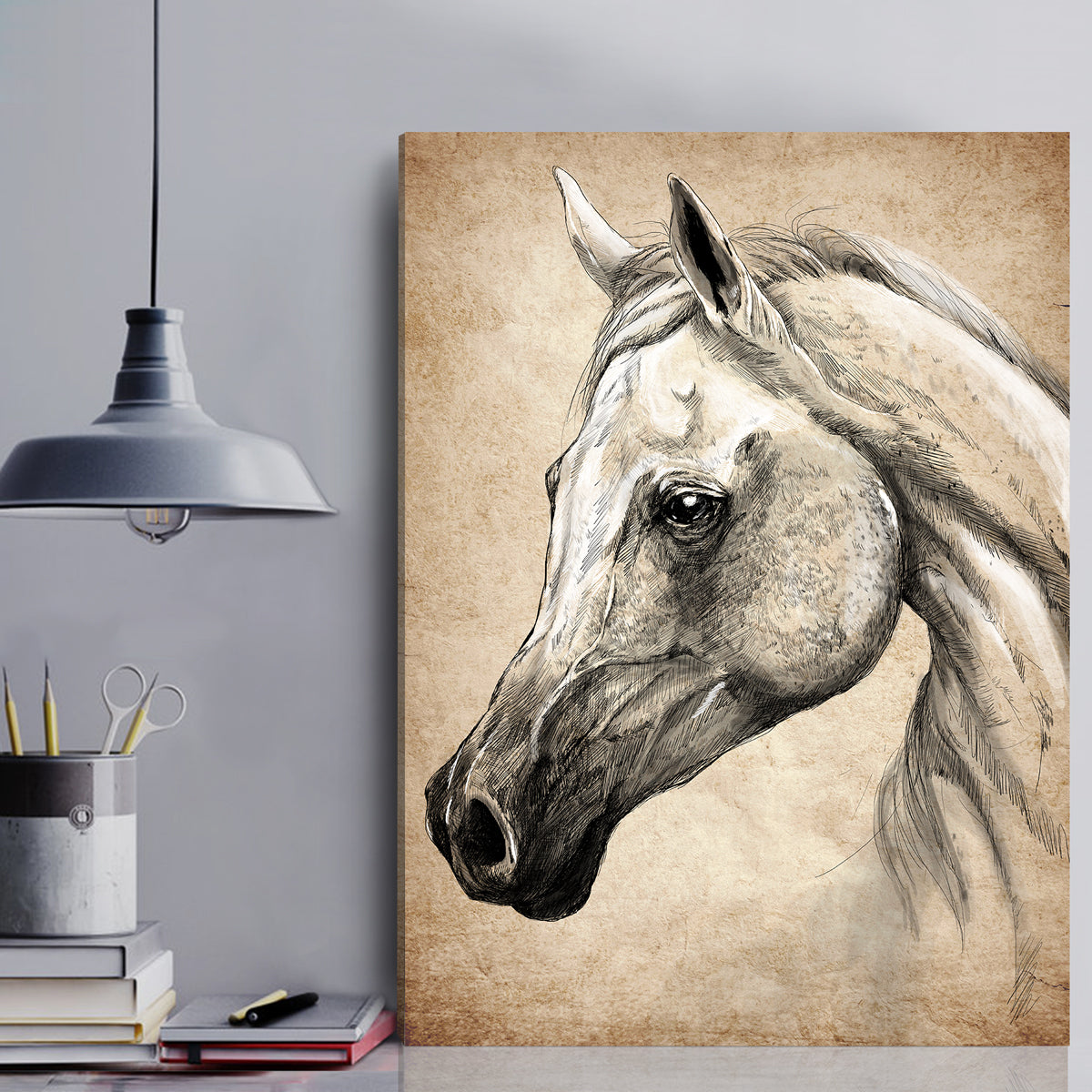 Arabian Horse Canvas Wall Art