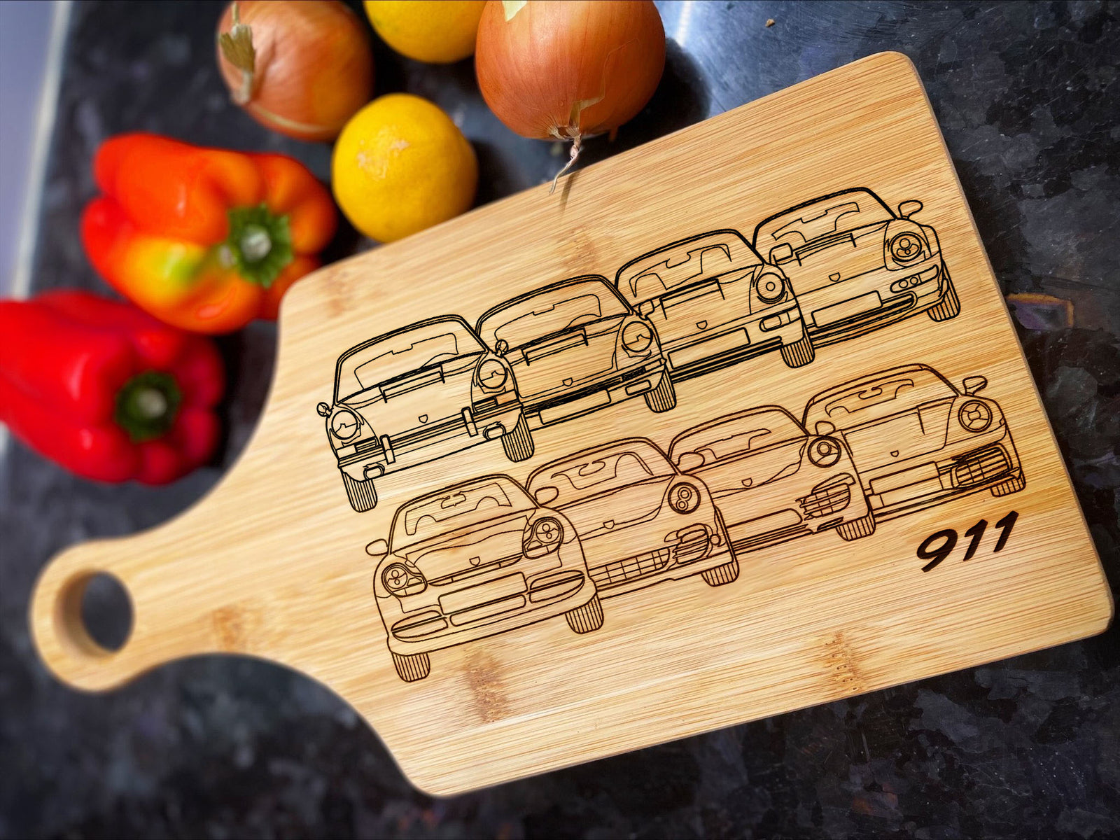911 Evolution Art Cutting Board