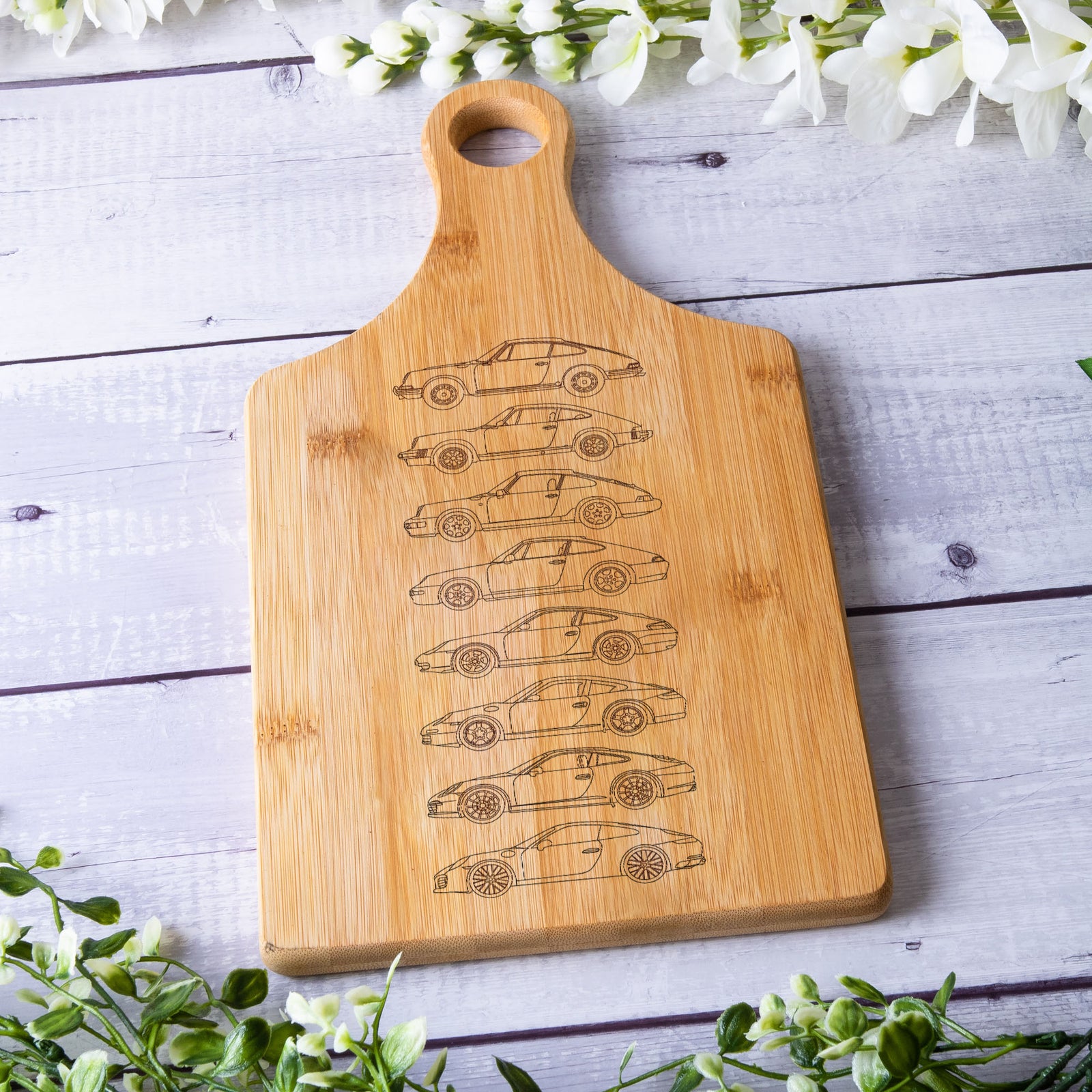 911 Silhouette Collection Art Cutting Board
