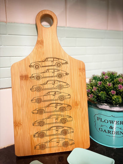 911 Silhouette Collection Art Cutting Board