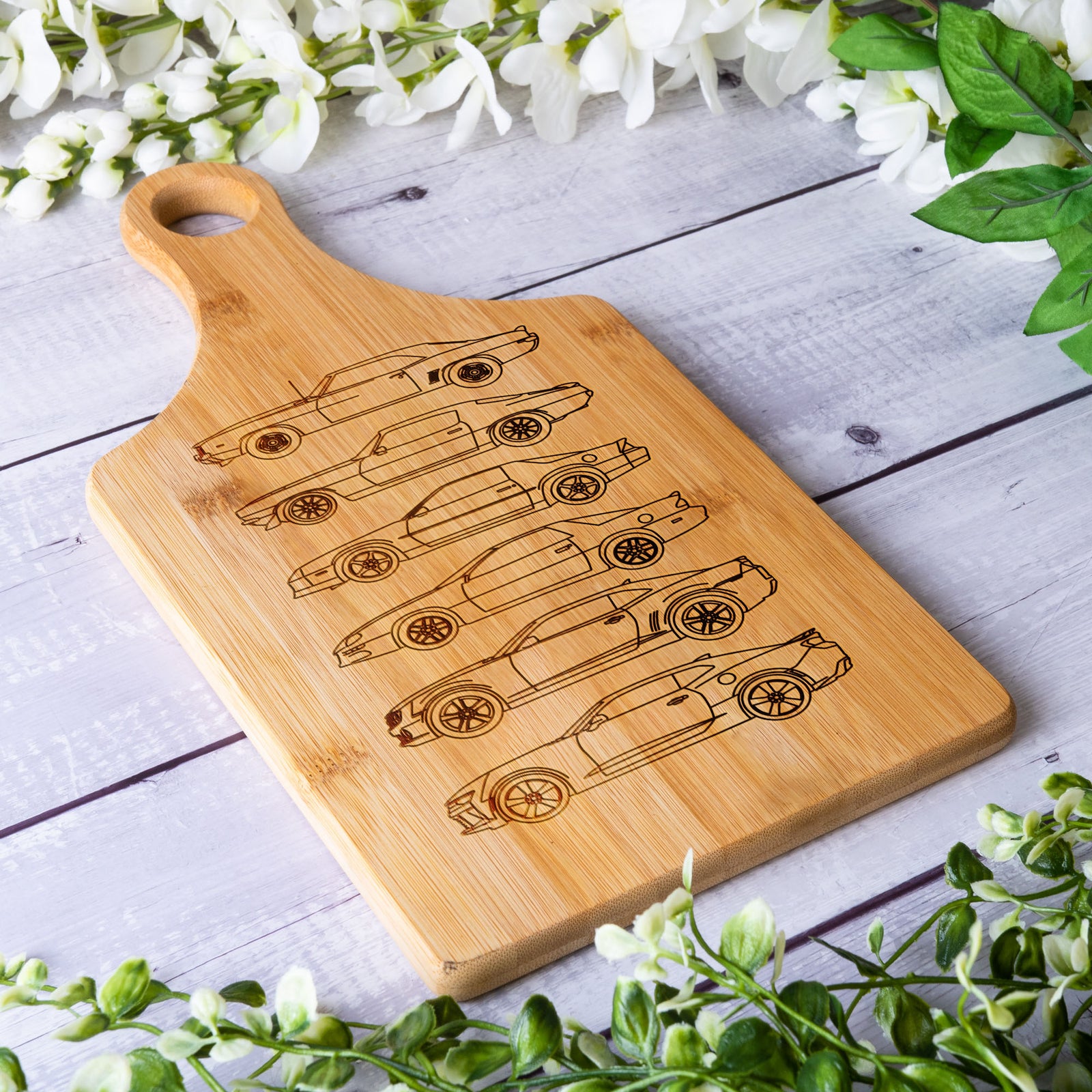 Camaro Silhouette Collection Art Cutting Board