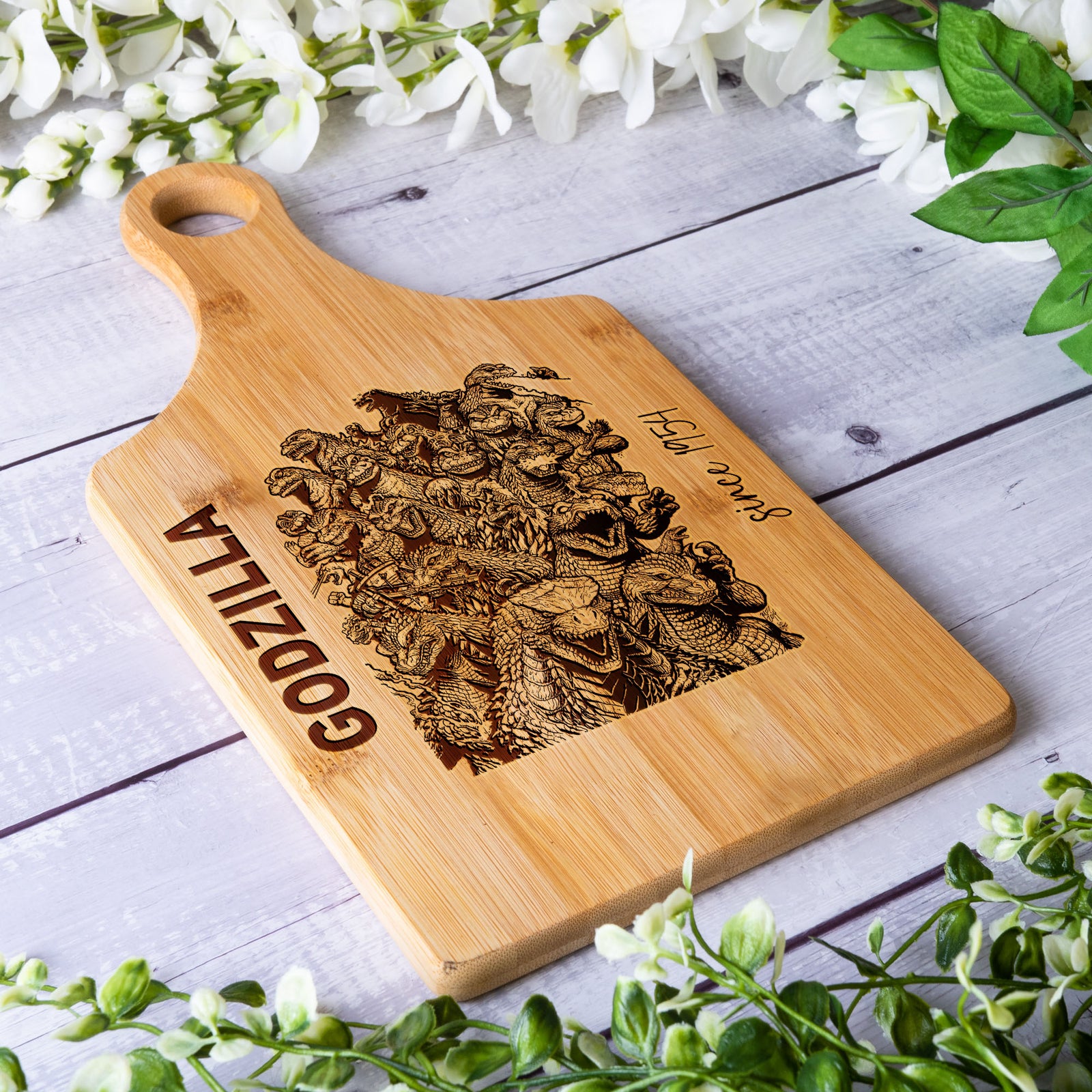 Godzilla Collection Art Cutting Board