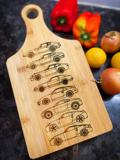 Z-car Silhouette Collection Art Cutting Board