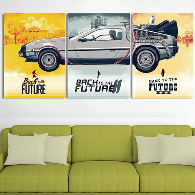 Back to the Future Canvas Wall Art