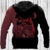 Godzilla All Over Print Hoodie - 3D Art Pullover Hoodie With Pocket For Godzilla Fans