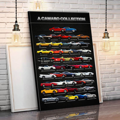 Camaro New Collection Canvas Wall Art V2