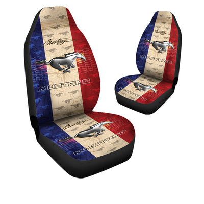 Mustang Art Car Seat Cover