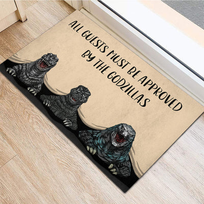 Godzilla Art and Quotes Entrance Doormat