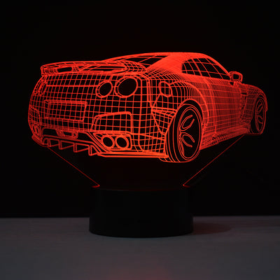 Nissan GTR/Skyline R34 3D LED Color-Changing Lamp
