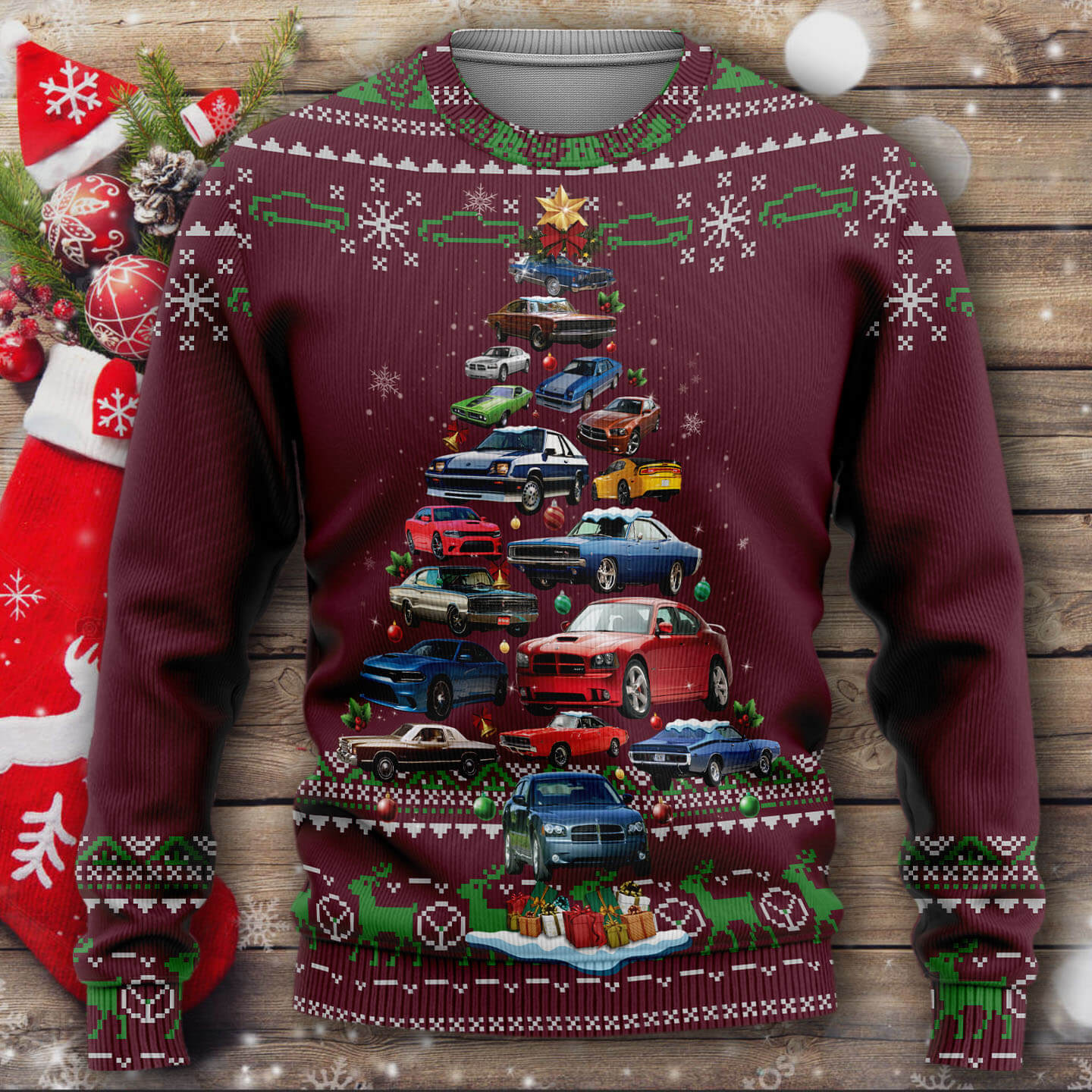 Dodge 2025 christmas sweater