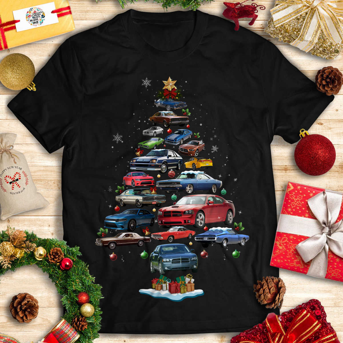 Dodge Charger Christmas T-shirt
