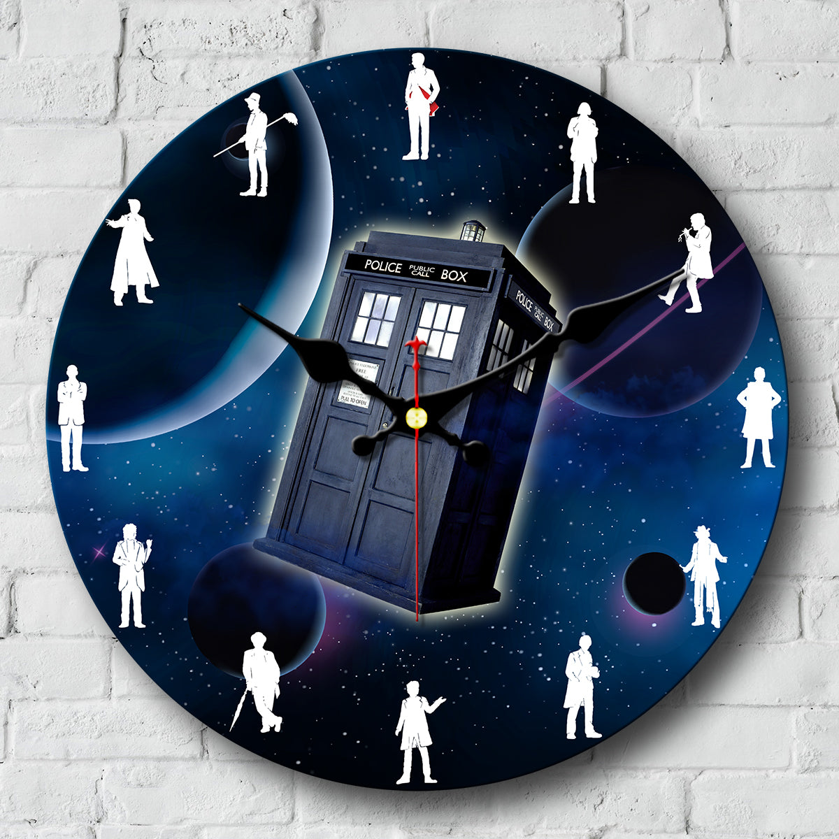 Doctor Who Art Wall Clock