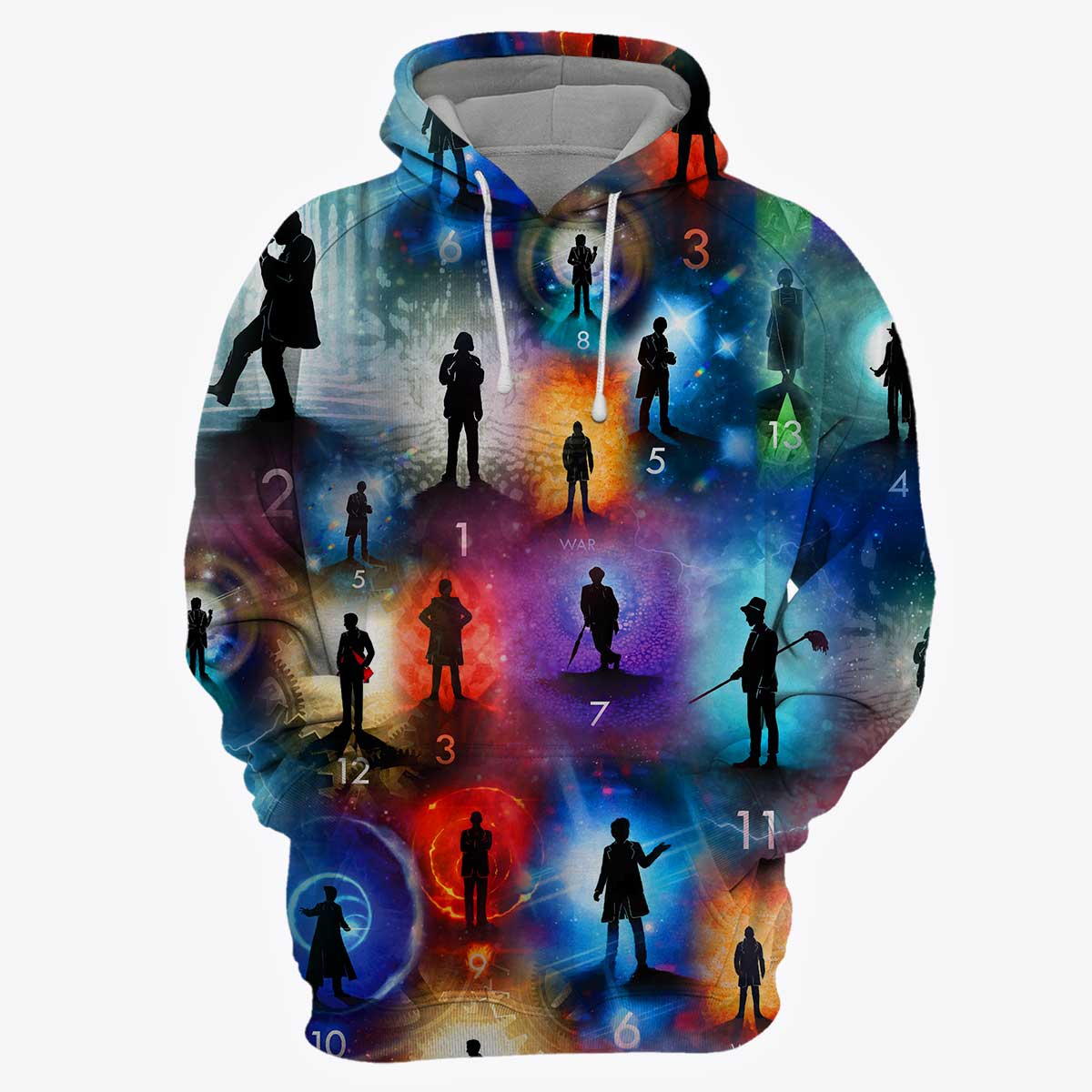 Doctor Who Collection All Over Print Hoodie