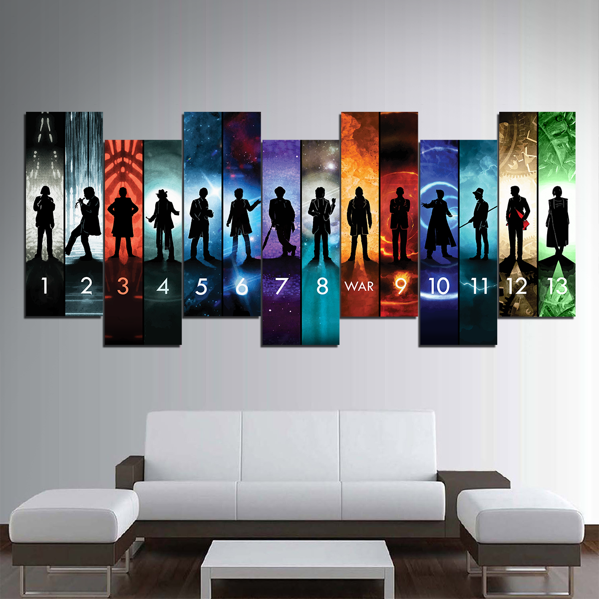 Doctor Who Collection Canvas Wall Art