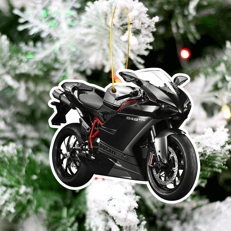 Ducati Christmas Tree Decoration Hanging Ornament Set