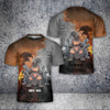 Godzilla All Over Print T-shirt - 3D Art Crewneck Tee