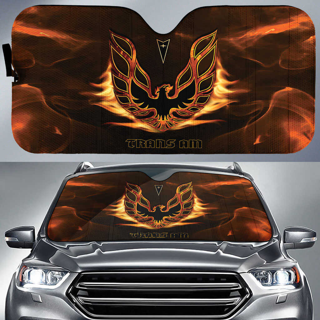 Trans Am/Firebird Windshield Sun Shade - Trans Am/Firebird Art Foldable Car Sun Visor