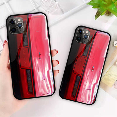 CV Glass Phone Case - CV Car Front Art Protective Phone Cover For iPhone And Samsung