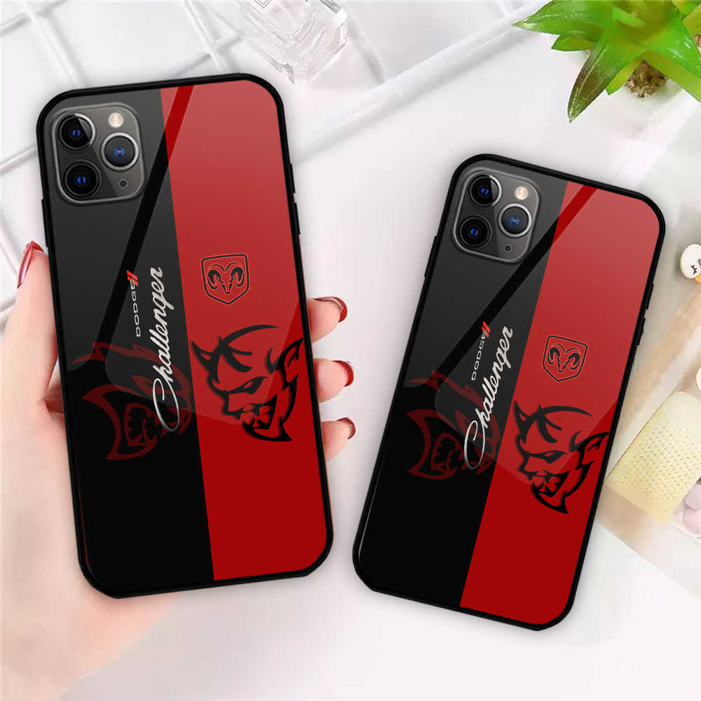 Challenger Glass Phone Case - Challenger Art Protective Phone Cover For iPhone And Samsung