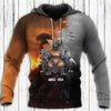 Godzilla All Over Print Hoodie - 3D Art Pullover Hoodie With Pocket For Godzilla Fans